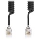 TELEPHONY CABLE NEDIS TCGP90100BK20 BLACK RJ10 2m